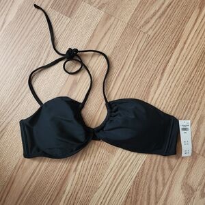 NWT Abercrombie Black Bikini Top